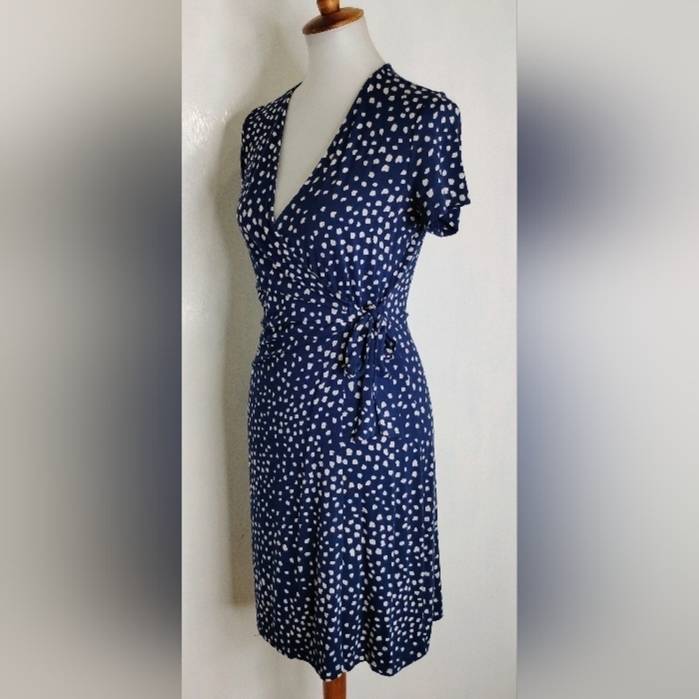 ORIGINAL NICOLE MILLER FAUX WRAP DRESS - Picture 10 of 10